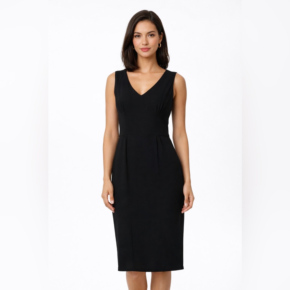 Moschino Black Sleeveless Dress Vintage Y2K Boho Minimalist
